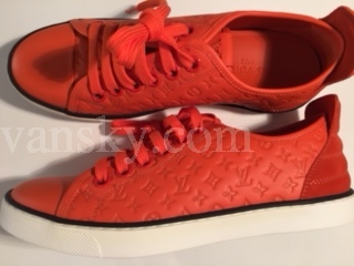 190303211511_LV Leather Sneakers Orange 007.jpg